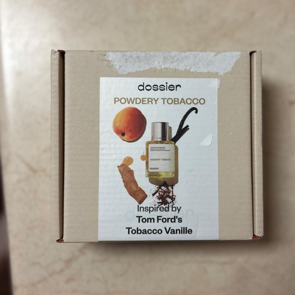 Dossier Powdery Fragrance inspired by Tom Ford Tobacco Vanille Honey Dry Fruit
